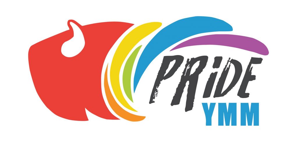 rainbow space logo pride YMM
